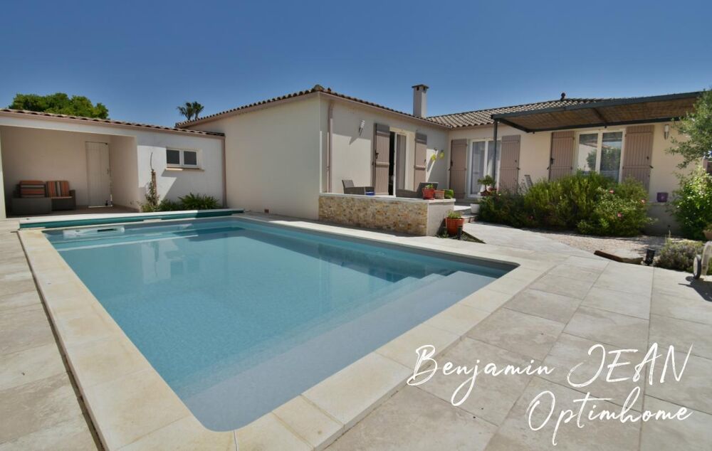 Sérignan  Villa plain-pied 131 m² avec piscine, 4 chambres et prestations de qualité
