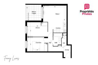  Appartement à vendre 3 pièces 54 m²
