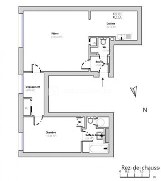  Appartement  vendre 2 pices 47 m