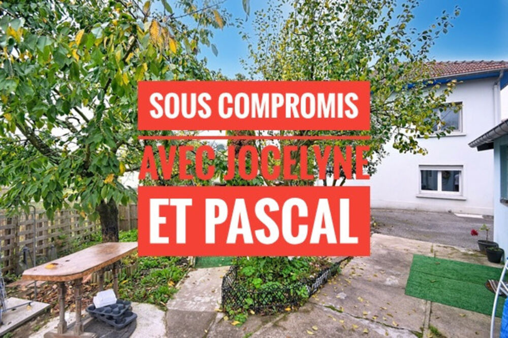 Maison mitoyenne dun seul côté à Mont-Saint-Martin  70 m² + garage aménagé en appartement