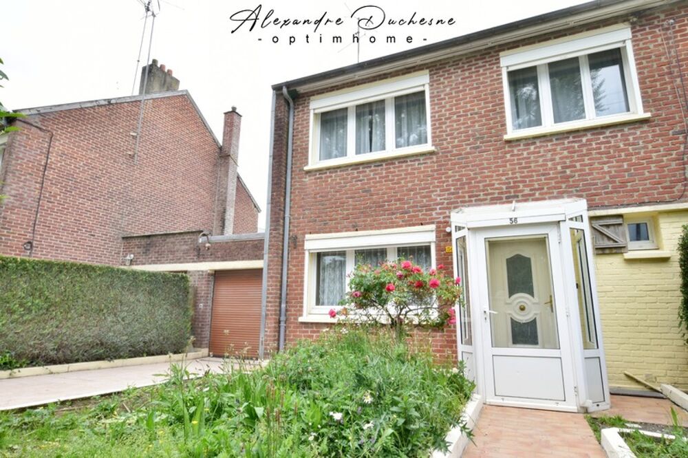 Avesnes-sur-helpe, Maison d'environ 133m², 4 chambres, 2 bureaux, sur 307m² de terrain