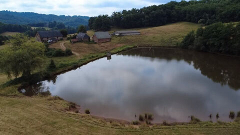   Maison avec grange, stabulation et tang sur 59 hectares de terrain d'un seul tenant Maison - 4 pice(s) - 180 m