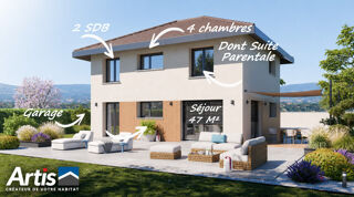 Vente Maison VERSONNEX Centre Village - Terrain 512 m² + Maison ARTIS 130 m² avec Garage Versonnex