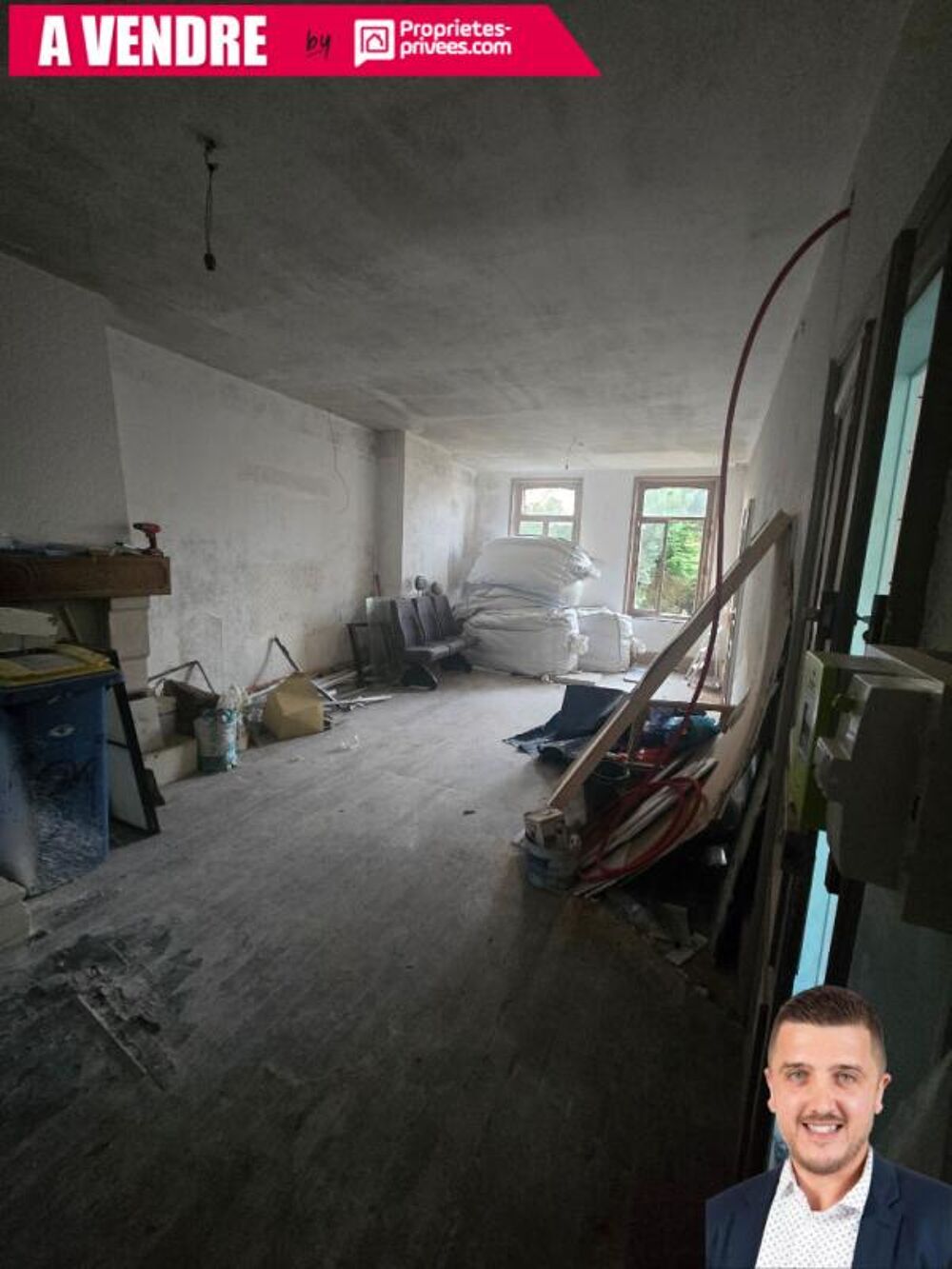 Appartement Hirson RDC + garage + jardin
