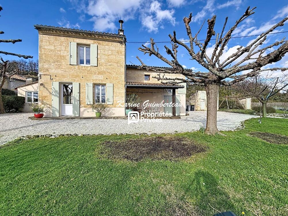 Vente Maison Maison en pierre avec vue, 4 chambres, petit garage, jardin Saint christophe des bardes