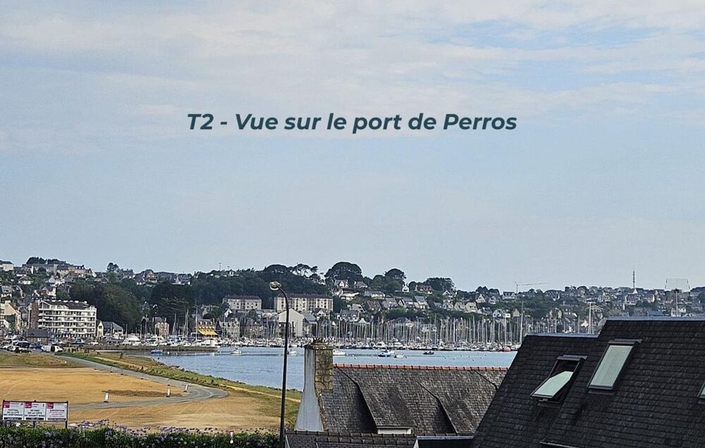 Vente appartement T2 avec vue mer et balcon de 8 m², Perros-Guirec (22700)