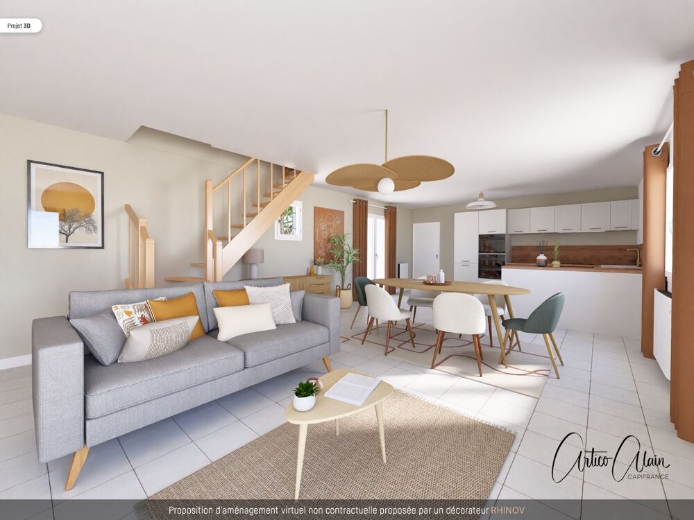 Maison à vendre 3 pièces avec extérieur et garage