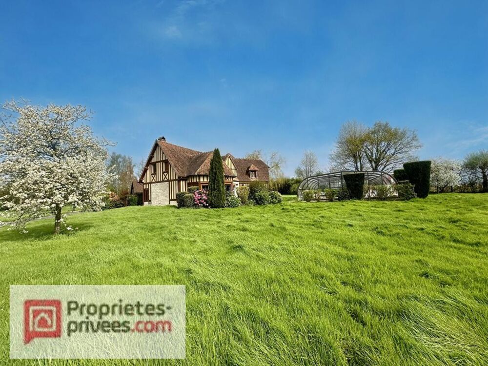 Maison normande avec annexe & piscine- 5 000 m² de jardin, Entre Lisieux et Pont-l'Évêque