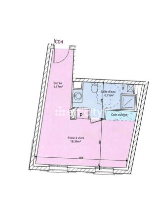  Appartement � vendre 1 pi�ce 31 m�