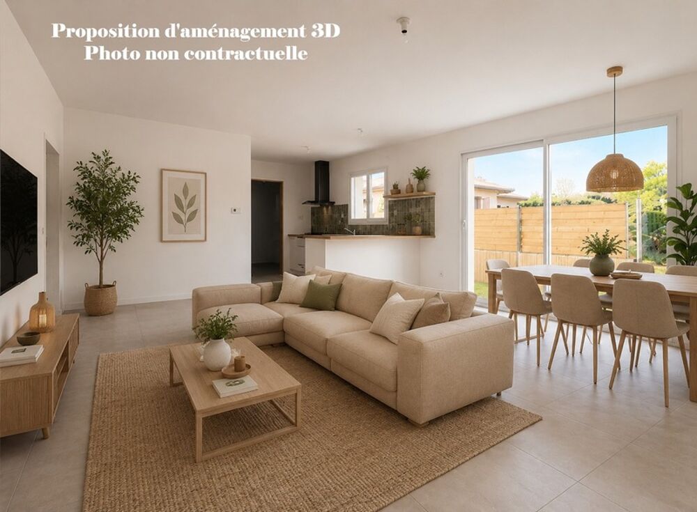 Maison moderne avec jardin  4 pièces  447 m² de terrain