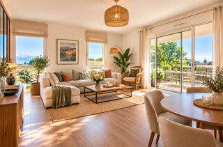Vente Appartement Villeneuve-lès-Avignon EXCLUSIVITÉ  T4 de 89 m² avec terrasse de 29 m² plein Sud, vue Mont Ventoux 359 000 euros Villeneuve les avignon