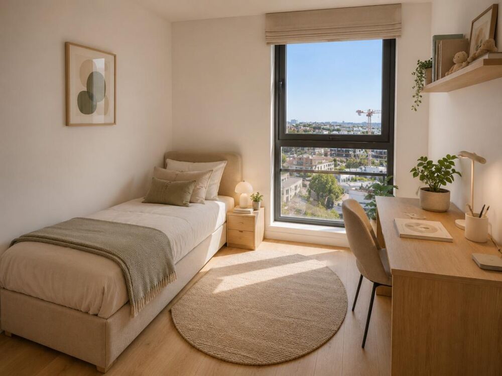 Vente Appartement Saint-Ouen Docks – T4 en étage élevé avec terrasse et parking Saint ouen sur seine