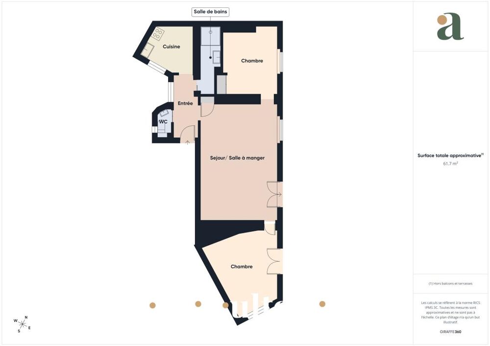 à vendre  Appartement Paris 18