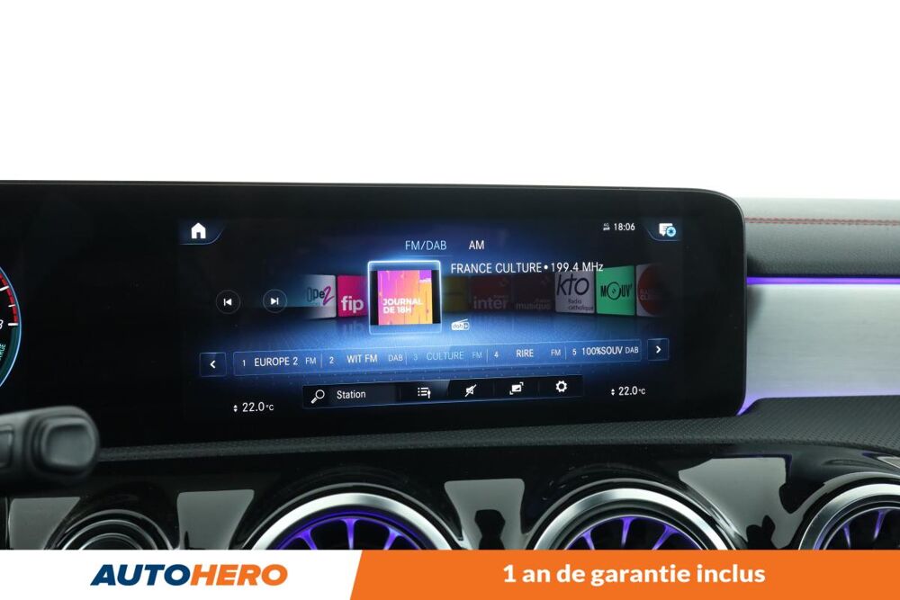 Classe CLA 250 e AMG Line 8G-DCT 218 ch 2022 occasion 92130 Issy-les-Moulineaux