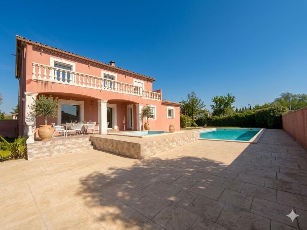 Villa d'exception dans le secteur Nîmes, 198m², jardin, piscine, spa