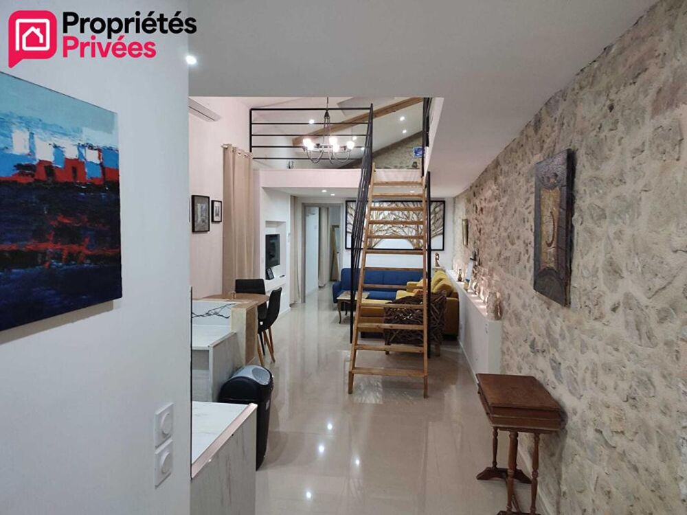 Vente Appartement Appartement entièrement rénové avec mezzanine, balcon et stationnement gratuit à Nîmes Pompidou / Jardins de la Fontaine Nimes