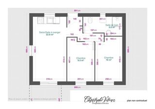  Villa � vendre 3 pi�ces 50 m�