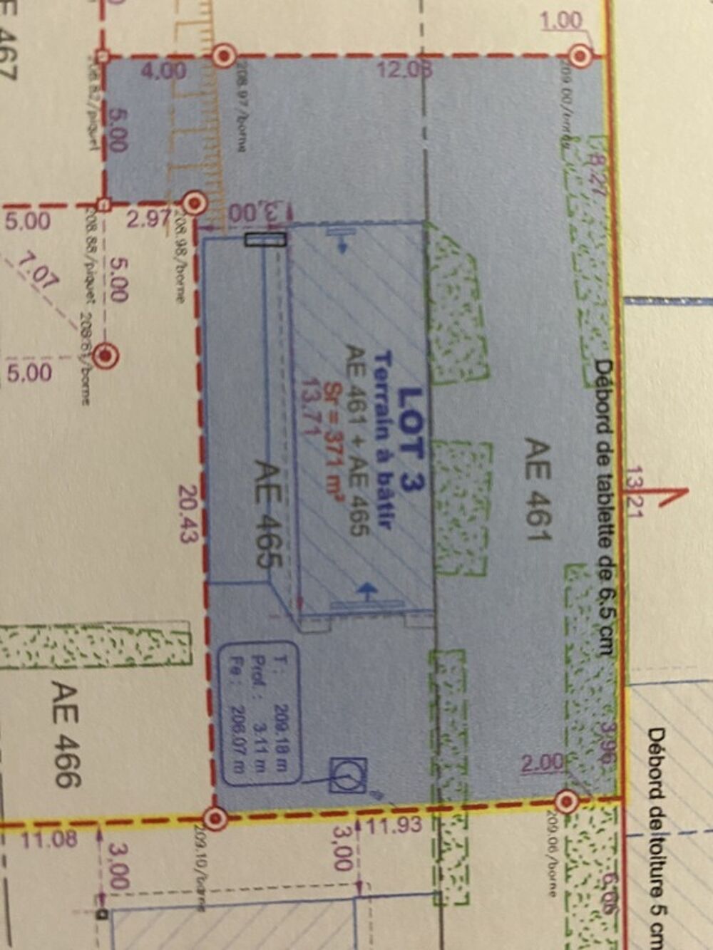 Vente Terrain Terrain à bâtir de 400,00 m² avec garage de 60 m2 existant, libre constructeur Saulon la chapelle