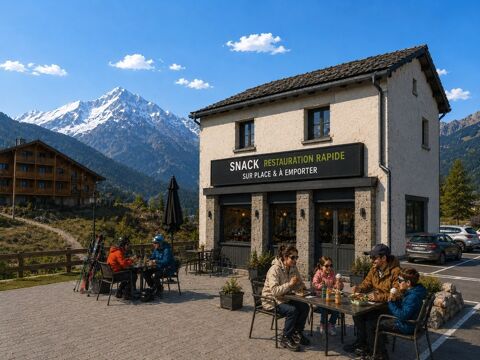   Fonds de commerce RESTAURATION RAPIDE en STATION à vendre proche de MOUTIERS (73) 