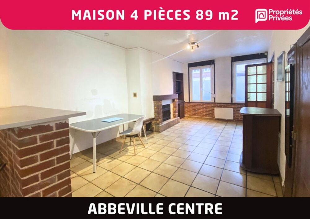 Maison abbevilloise 4 pièces 89 m2 - Abbeville centre