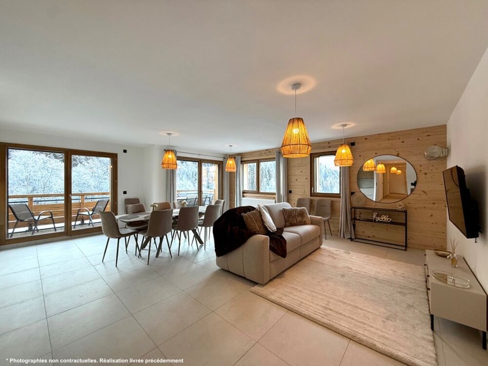 À vendre  Superbe appartement T4 de 106.72 m² avec balcon au coeur du village de Châtel (74)