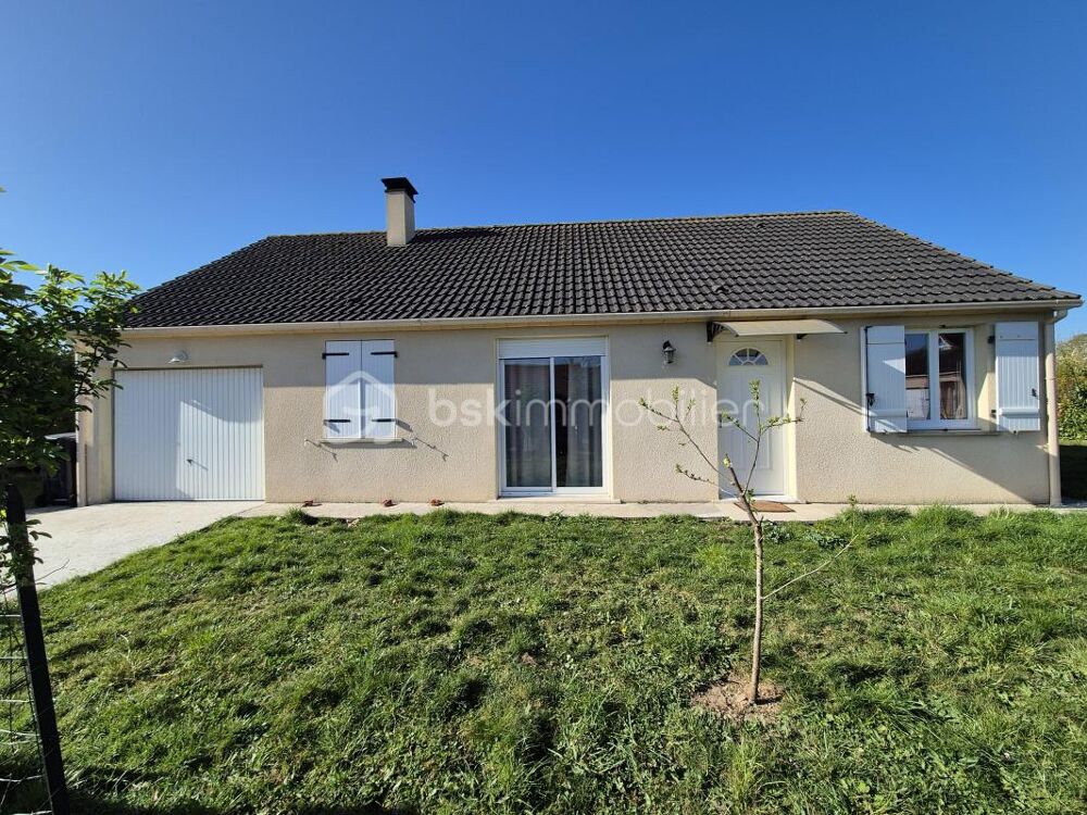 Maison de plain-pied 88 m2 avec jardin Poilly-lez-Gien