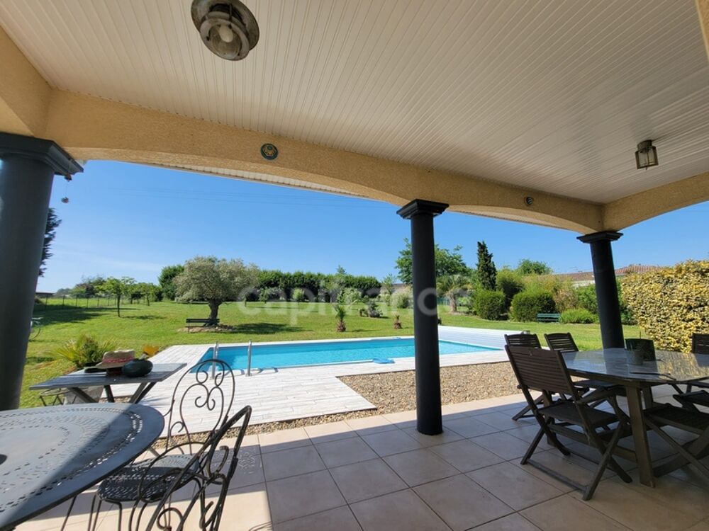 Plain-pied 3 chambres · Piscine au sel · Chauffage au sol