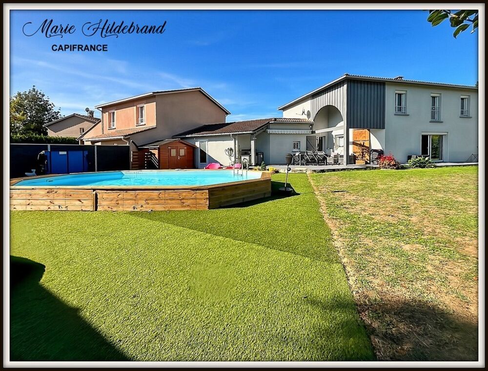 MAISON FAMILIALE 150m² - 5 CHAMBRES AVEC JARDIN & PISCINE - quartier LA SALEVE
