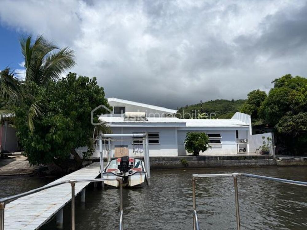 Maison 130 M2 avec son ponton en Polynésie Française