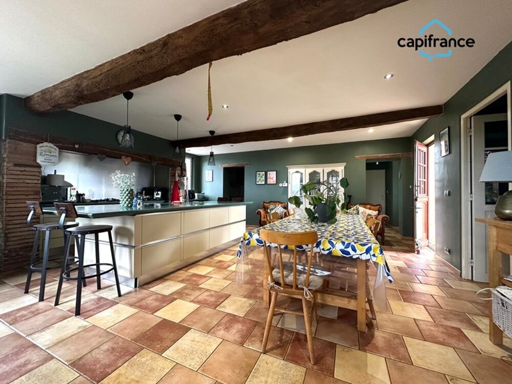 Vente Maison Salvagnac 81, magnifique propriété T9-T10 450 m² (dont 3 Gîtes loués), terrain de 1.6 hectares Salvagnac