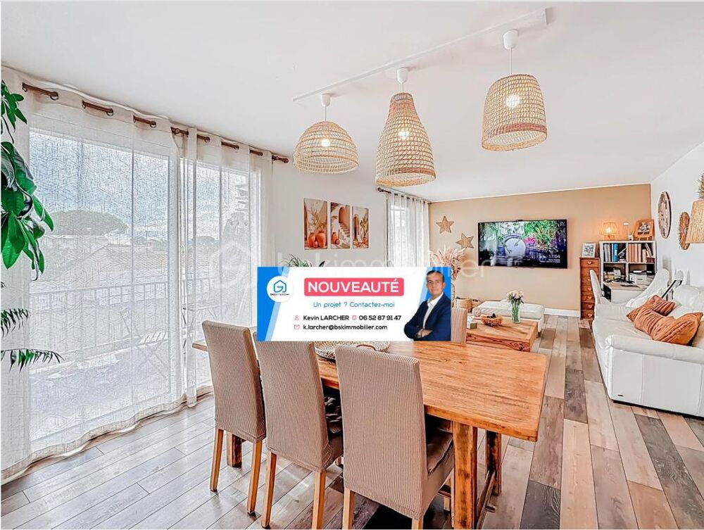 *** Magnifique Appartement T4 de 82m2 avec 3 terrasses et parking à PALAVAS ***