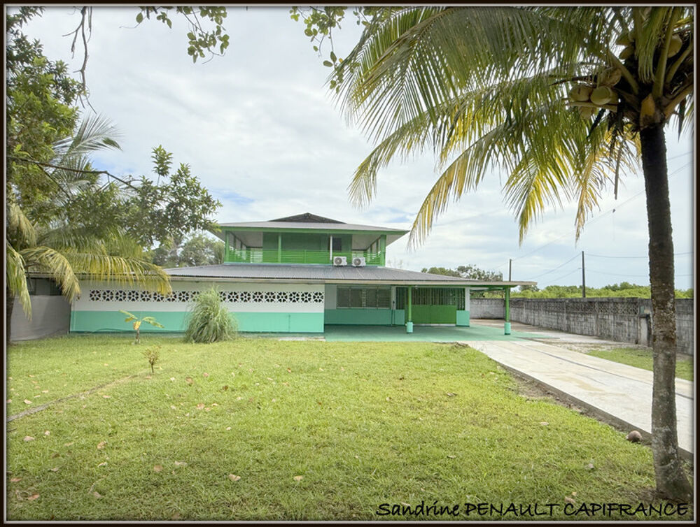 Vente Immeuble A VENDRE A KOUROU (GUYANE FRANCAISE) UNE CHARMANTE PROPRIETE DE 486 m² - DEUX APPARTEMENTS T3 - UN STUDIO - SUPERFICIE DU TERRAI Kourou