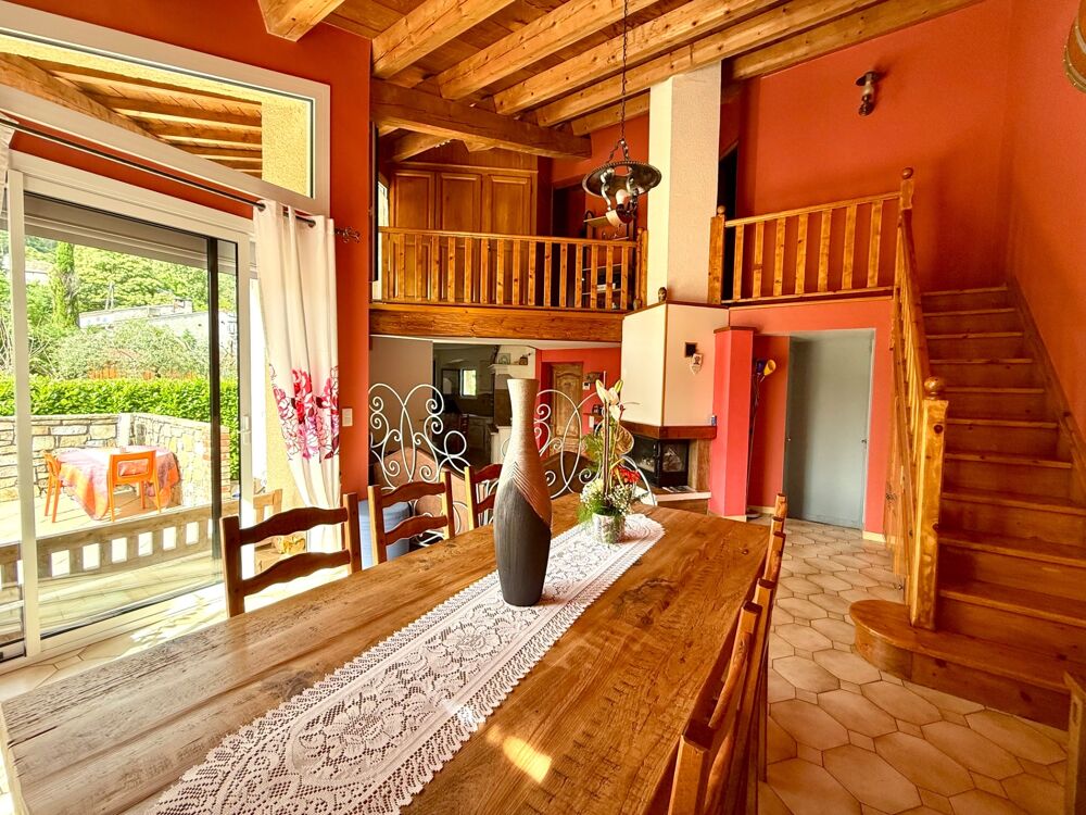 Maison familiale à vendre 4 pièces 3 chambres + bureau, terrasse et grand terrain CENDRAS (30)