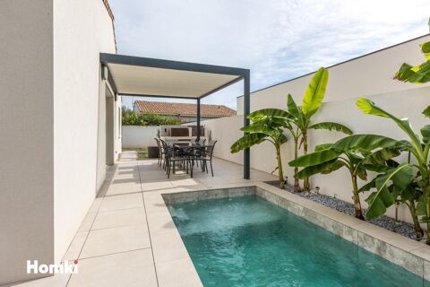   Maison contemporaine 3 faces - Plain-pied - 90 m� - Marseillan (34340) Maison - 4 pi�ce(s) - 90 m�