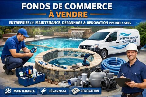 Fonds de commerce – Entretien, d&eacute;pannage et r&eacute;novation de piscines & spas Alpes-de-Haute-Provence (04) 55000 04100 Manosque