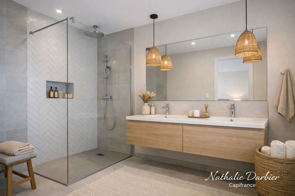 Appartement T4 lumineux avec loggia sur parc intérieur arboré
