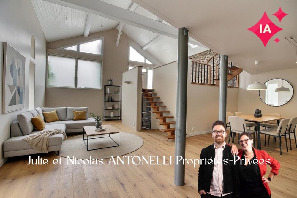 Vente Maison LA FOUILLOUSE (42480) Maison en pierre 212m² habitables 6 chambres garage et jardin La fouillouse