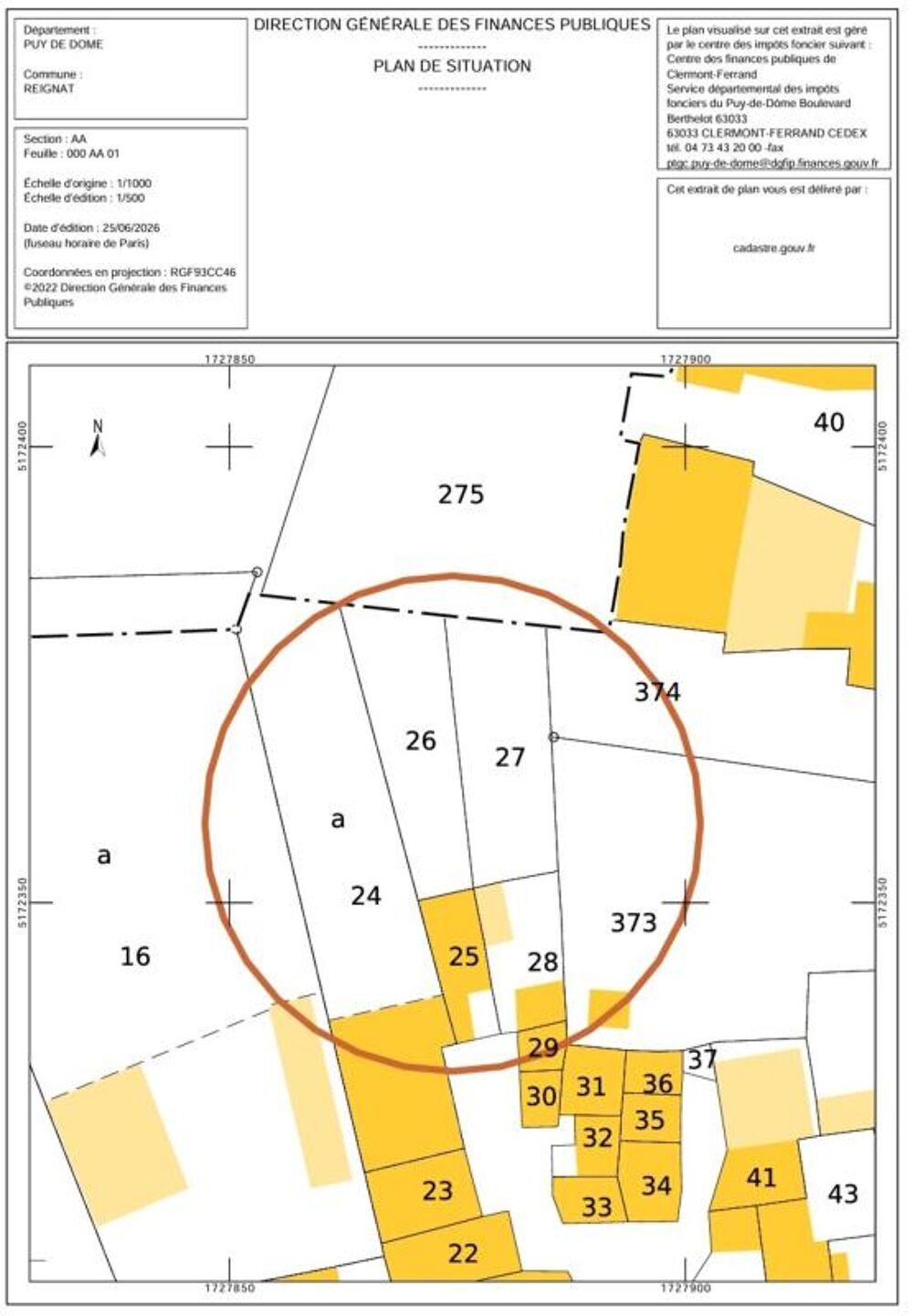 Vente Remise/Grange *** EXCLUSIVITE *** GRANGE ET TERRAIN *** REIGNAT 63160 *** Reignat