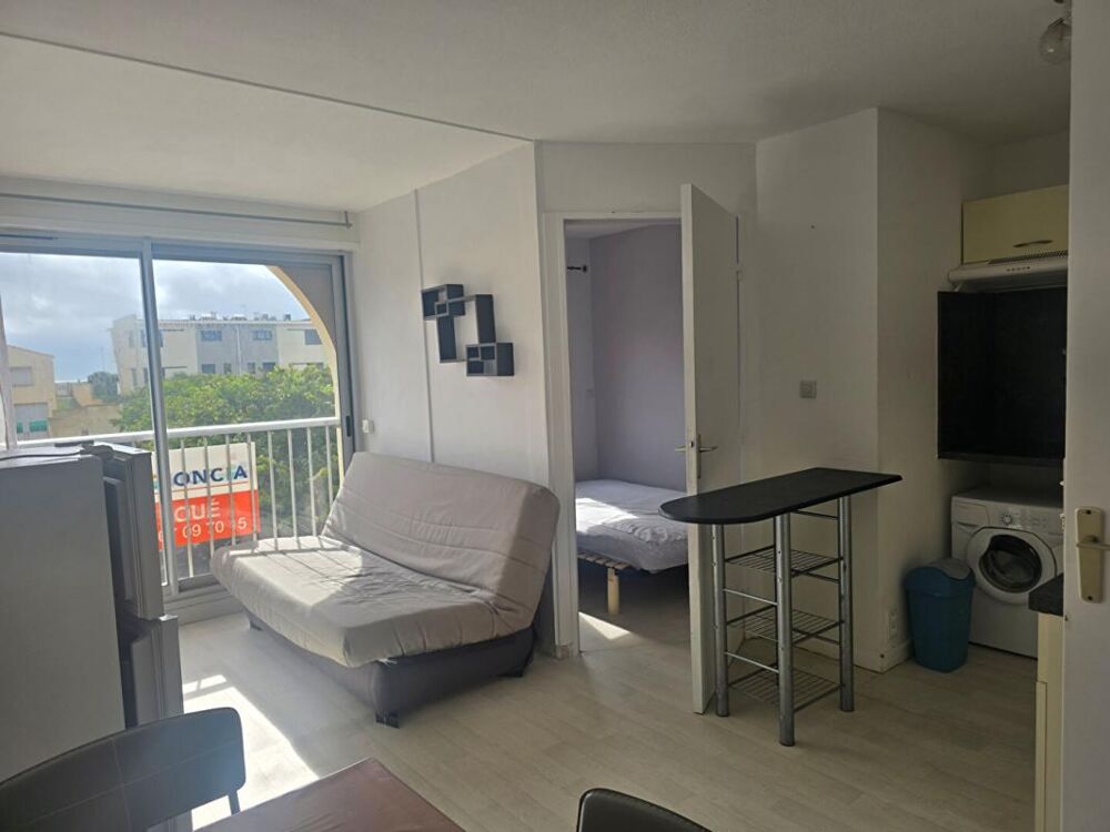 Vente Appartement Appartement Agde 2 pièce(s) 25.6 m2 - QUARTIER DES FALAISES  À 2 MINUTES À PIEDS DE LA CORNICHE Agde