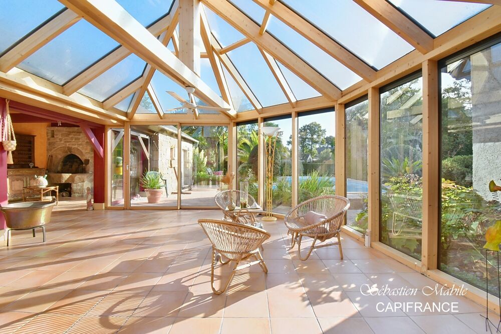 Vente Maison Propriété en pierre avec piscine à vendre (35) LANHELIN - MESNIL-ROC'H Mesnil roc h