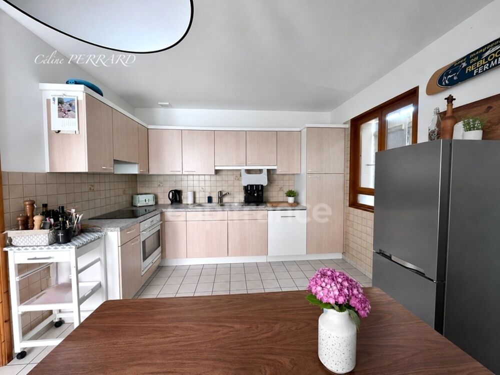 Maison de plain-pied  vendue loué - 80m² - 3 chambres  Terrain 600 m²  piscinable -Sciez -