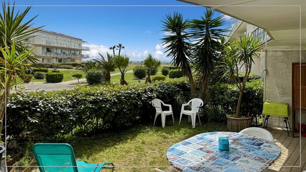 Dpt Hérault (34), à vendre FRONTIGNAN-PLAGE appartement T3 de 51 m² - Plain pied- Front de mer
