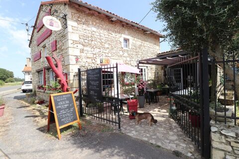 VENTE FONDS DE COMMERCE  AUBERGE, BAR AVEC LICENCE IV, GITES, USSON DU POITOU (86) 80000 86350 Usson