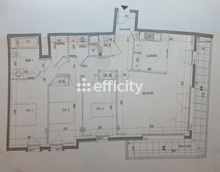  Appartement  vendre 4 pices 92 m