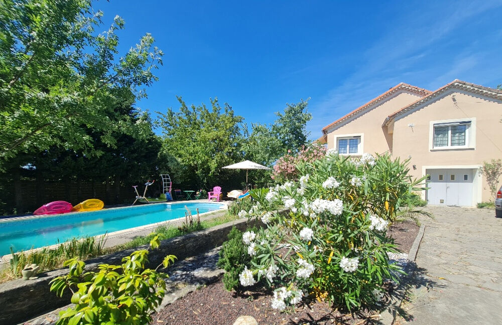 Vente Maison Villa de 141m2 habitable sur 1700m2 de terrain et Piscine Saint martin de valgalgues