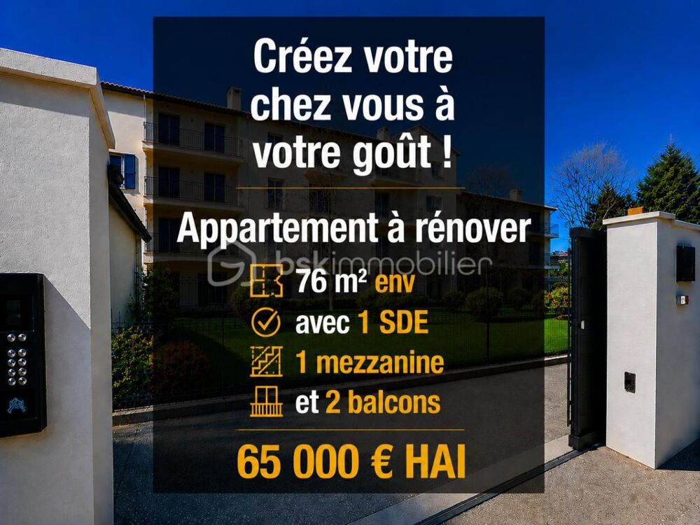 SAINT-CHRISTOL ((84) - Créez votre T3 sur mesure ! Plateau sous forme d'appartement de 76 m² env. situé au 3ème étage avec ascen