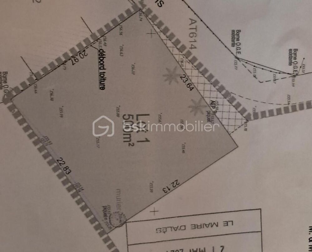 Vente Terrain Terrain constructible 550m2 Ales