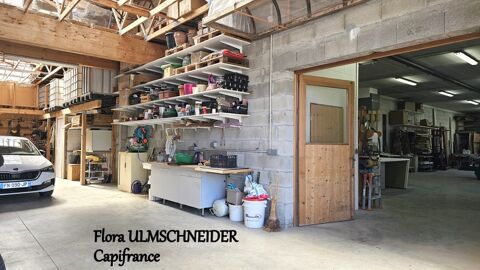   ATELIER, STOCKAGE, BUREAU à vendre MAGNIEU (01) avec logement de fonction + terrain proche de BELLEY à env. 1H30 de Lyon et de G 