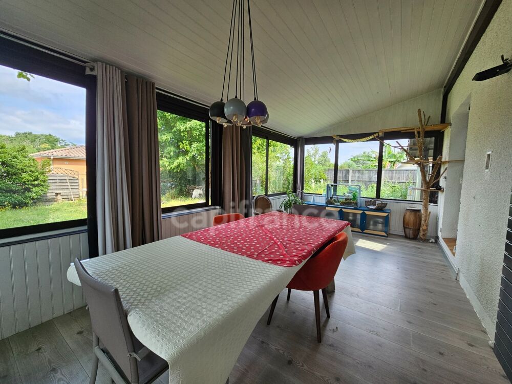 Vente Maison Au Taillan-Médoc, découvrez cette belle landaise de 161 m² alliant charme, luminosité et confort de vie, le tout dans un environ Le taillan medoc