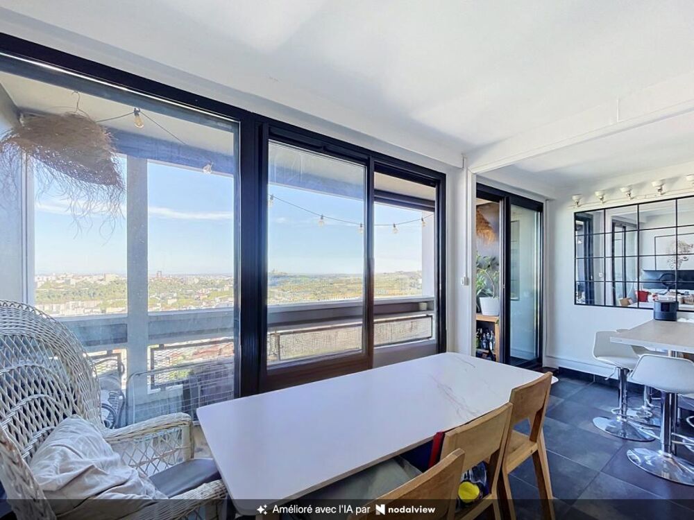 Vente Appartement LYON 9e-82 M2- 3 chambres avec balcon-Vue panoramique Lyon 9